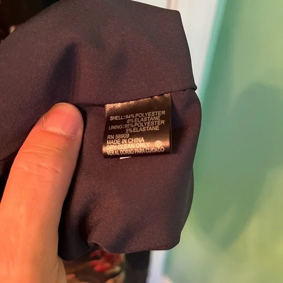 NEW with tags - ANTONIO MELANI Navy Floral Midi Dress - Picture 8 of 10